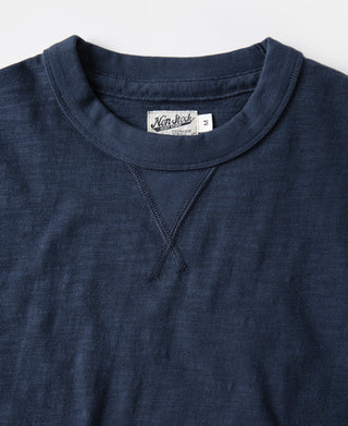 Heavyweight Cotton Gusset Tubular T-Shirt - Indigo