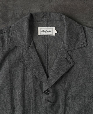 Black Chambray Work Jacket