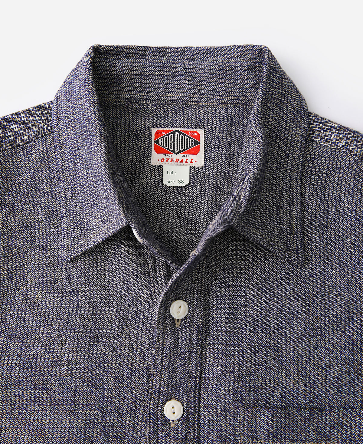 Herringbone Cotton and Linen-Blend Short Sleeve Workshirt