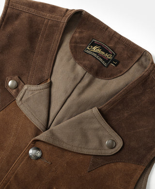 Classic Suede Western Hunting Vest