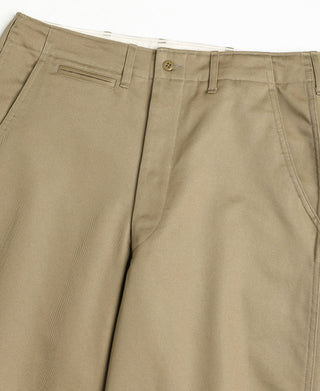 Lot 827 1940s USN Chino Trousers - Khaki
