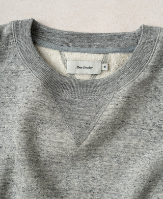 Heavyweight Double V-Gusset Tubular Sweatshirt - Heather Gray