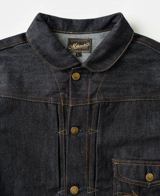 15.5oz Shawl Collar Type 1 Selvedge Denim Jacket