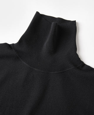Lot 922 Merino Wool Turtleneck Sweater - Black