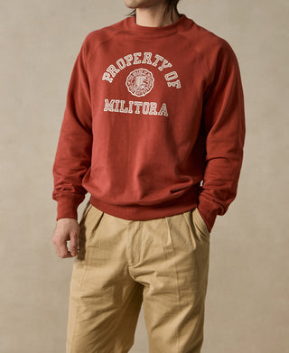 Lot 121 1950s College Athletic Sweatshirt - Red