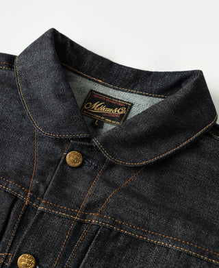 15.5oz Shawl Collar Type 1 Selvedge Denim Jacket