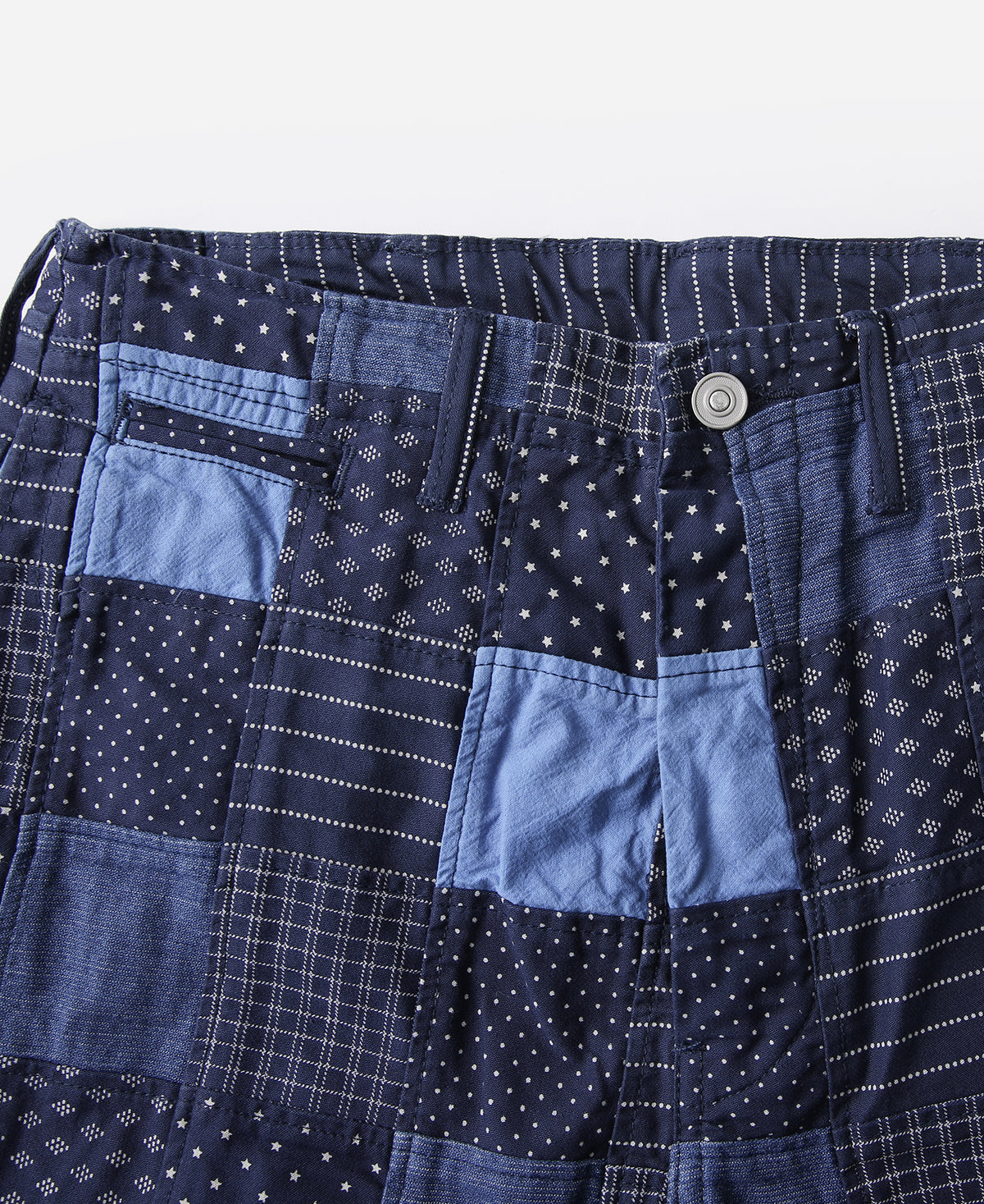 Wabash Patchwork Cotton Shorts