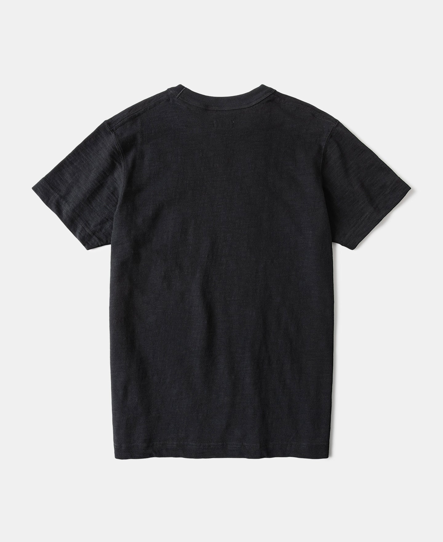 10.5 oz Heavyweight Cotton Gusset Tubular T-Shirt - Black