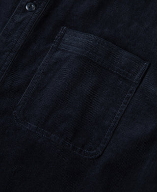 1960s Corduroy Work Shirt - Indigo