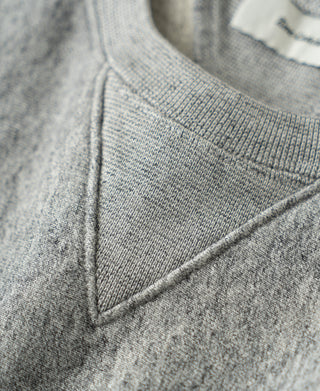 Heavyweight Double V-Gusset Tubular Sweatshirt - Heather Gray