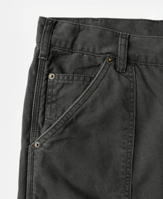 Canvas Double Knee Work Trousers - Dark Gray