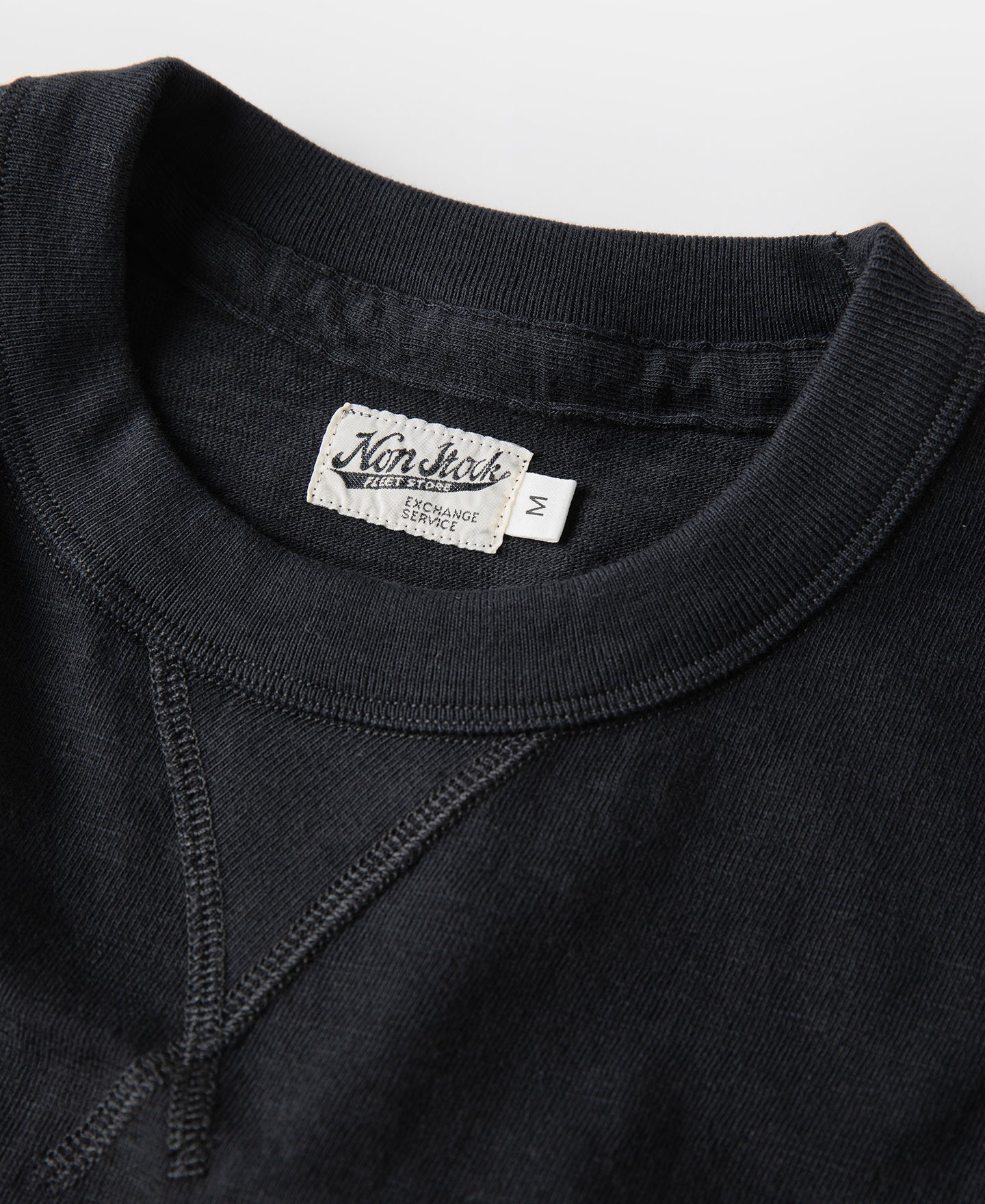 T坊 10.5 oz Heavyweight Cotton Gusset Tubular T-Shirt - Black