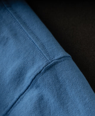 Regular Fit Heavyweight Tubular Jersey T-Shirt - Blue