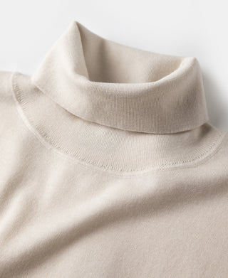 Lot 922 Merino Wool Turtleneck Sweater - Cream