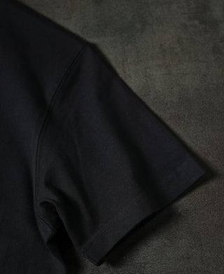 Regular Fit 9.3 oz Jersey Crewneck Tubular T-Shirt - Black