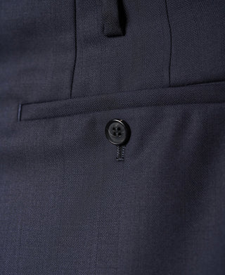 1930s Herringbone Double-Breasted Suit Trousers