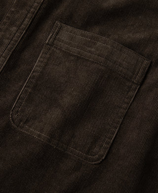 1960s Corduroy Work Shirt - Coffee