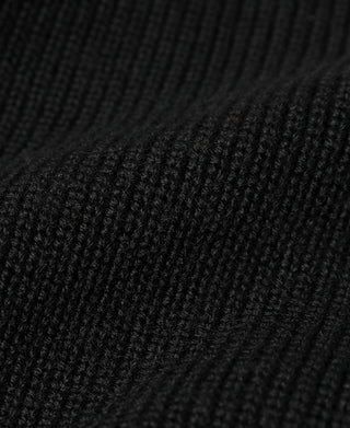 US Army High Neck Wool Sweater - Black