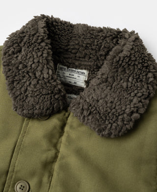 N-1 Wool Blend Deck Vest - Olive