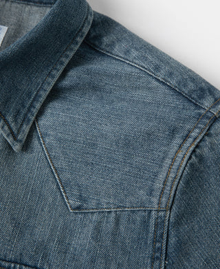 1950's 슬러브 데님 웨스턴 셔츠