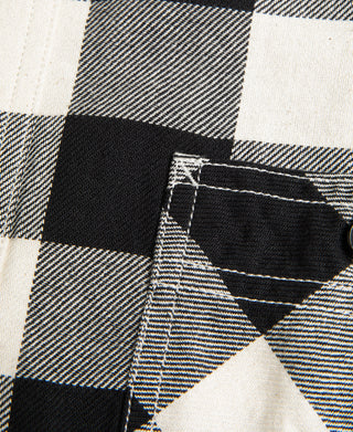 Lot 206 1940s Buffalo Plaid Shirt - Black/White