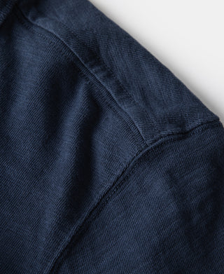 Heavyweight Cotton Gusset Tubular T-Shirt - Indigo
