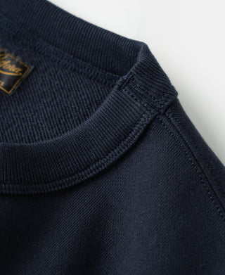 Lot 122 1940s Plain Set-in Crewneck Sweatshirt - Navy