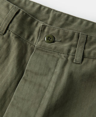 Lot 825 1950s USMC Herringbone Trousers - Olive