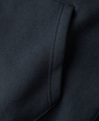 1950s Heavyweight Cotton Fleece Hoodie - Dark Blue