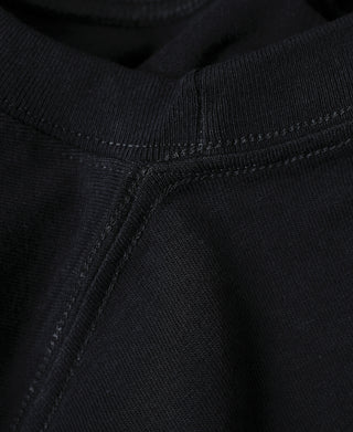 클래식핏 7.4온스 저지 크루넥 튜블러 티셔츠 - 블랙