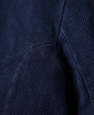French Indigo-Dyed Sashiko Work Jacket