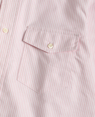 Lot 219 Button Down Oxford Shirt - Pink Stripe