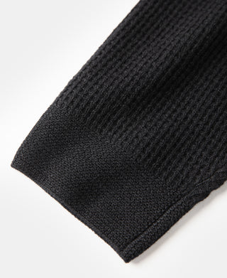 1940s Wool-Hemp Waffle Knit Sweater