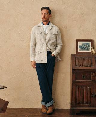 Classic Linen Safari Jacket