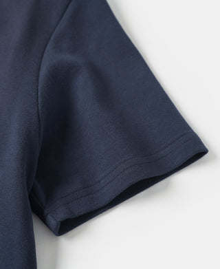 Slim-Fit-T-Shirt mit Rundhalsausschnitt – Marineblau