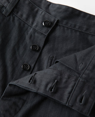 Lot 825 1950s USMC Herringbone Trousers - Vintage Black