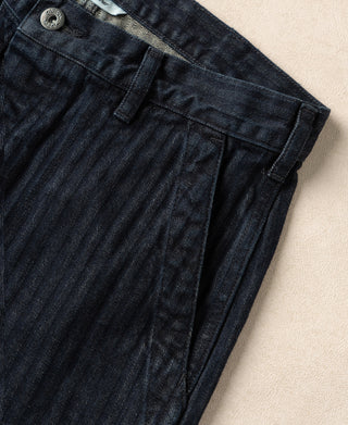 1920s Herringbone Denim Work Pants
