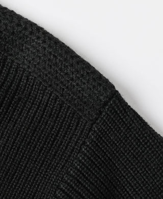 미 육군 하이넥 울 스웨터 - 블랙