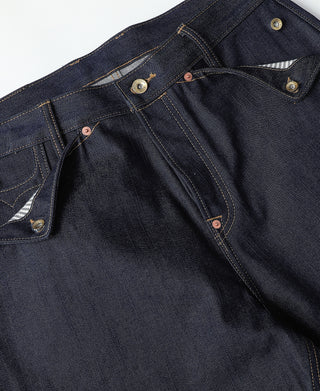 17.7oz Kasuri Selvedge Denim Trousers