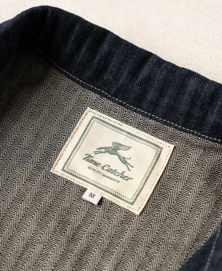 1920s Herringbone Denim Work Jacket