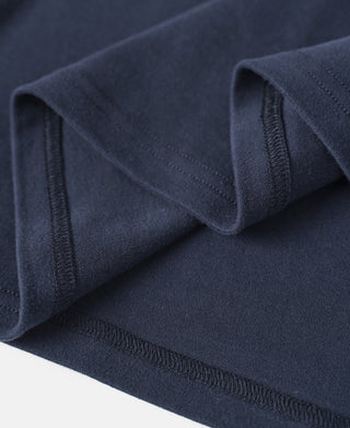 Slim-Fit-T-Shirt mit Rundhalsausschnitt – Marineblau