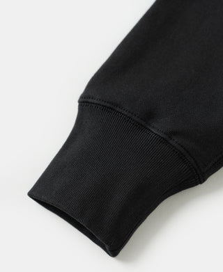 Lot 122 1940s Plain Set-in Crewneck Sweatshirt - Black