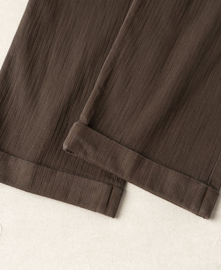 1930s Herringbone Double Pleated Trousers