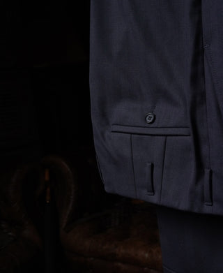 1930s Herringbone Double-Breasted Suit Trousers