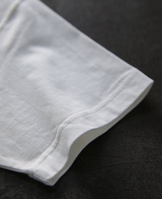 Classic Fit 7.4 oz Jersey Crewneck Tubular T-Shirt - White