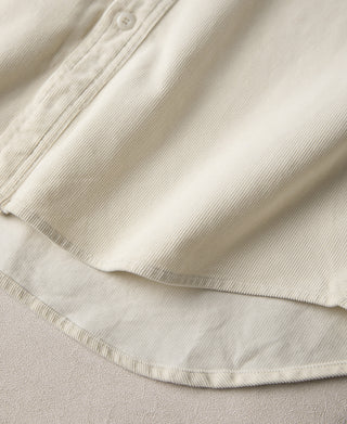 1960s Corduroy Work Shirt - White