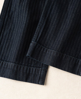 1920s Herringbone Denim Work Pants