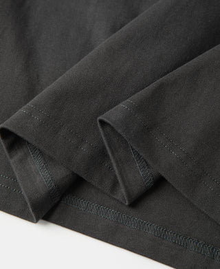 Heavyweight Plain Raglan Short Sleeve T-Shirt - Dark Gray