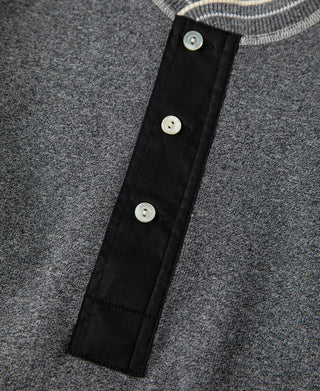 Lot 924 Long-Sleeve Warm Henley Shirt - Gray