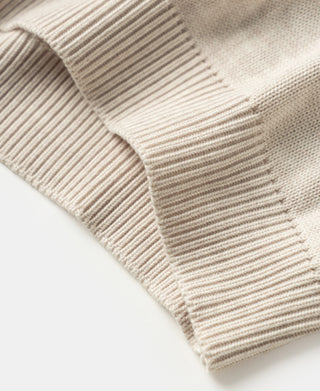 Wool-Blend Roll Neck Sweater - Apricot